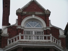 Façade restoration at Hornsey Ln. (before)