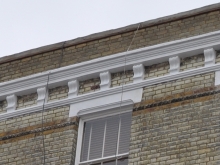 Corbel stone (after repair) Corbel stone repair - after