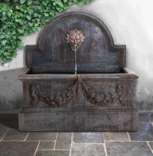 Metal cast trough